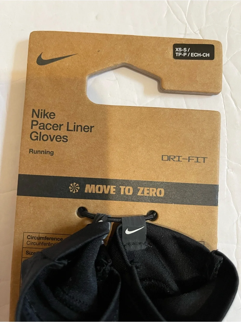 Nike Dri-FIT Pacer Liner Gloves XS - NWT**